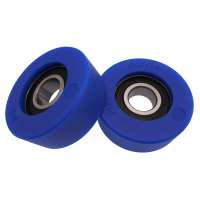 Hot plastic escalator handrail step chain guide roller wheels, belt rubber pressure conveyor roller